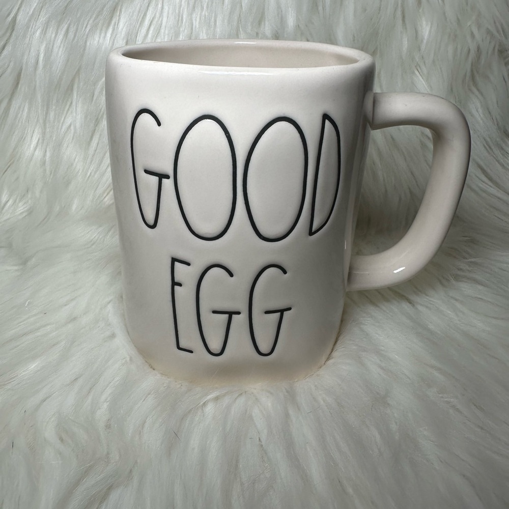 Rae Dunn Good Egg Bad Egg Double Sided Mug